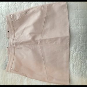Fake leather skirt